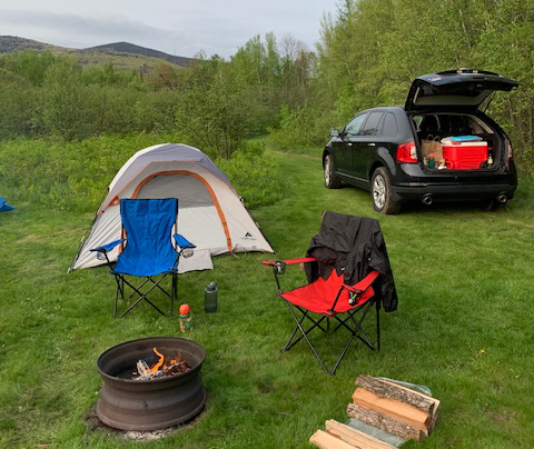 Tent camp site